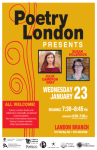 Poetry London January 23 Poster